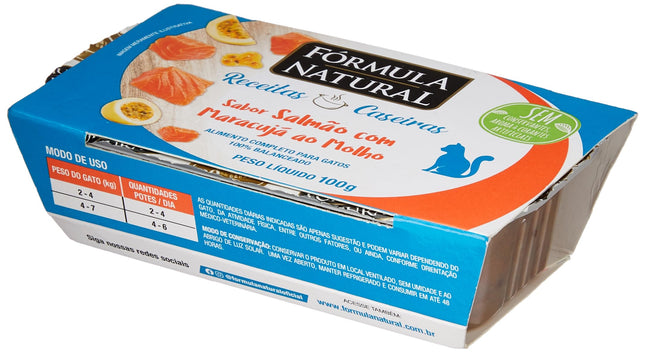 Imagem do produto Ração Úmida Fórmula Natural Receitas Caseiras Salmão para Gatos Adultos, tipo Ração Úmida, marca Fórmula Natural.