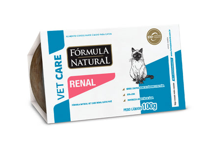 Imagem do produto Ração Úmida Medicamentosa Fórmula Natural Vet Patê Renal para Gatos, tipo Ração Úmida Medicamentosa, marca Fórmula Natural.