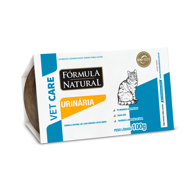 Imagem do produto Ração Úmida Medicamentosa Fórmula Natural Vet Urinária para Gatos, tipo Ração Úmida Medicamentosa, marca Fórmula Natural.