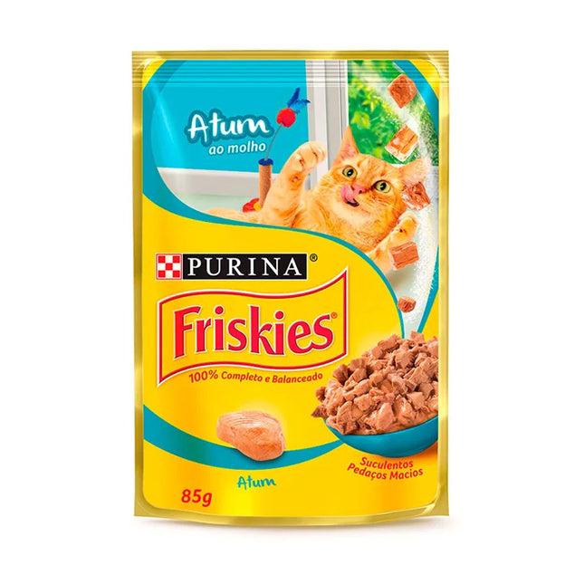 Imagem do produto Ração Úmida Friskies Atum ao Molho para Gatos, tipo Ração Úmida, marca Friskies.