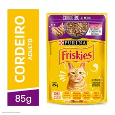 Imagem do produto Ração Úmida Friskies Cordeiro para Gatos, tipo Ração Úmida, marca Friskies.