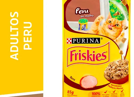 Imagem do produto Ração Úmida Friskies Peru ao Molho para Gatos, tipo Ração Úmida, marca Friskies.
