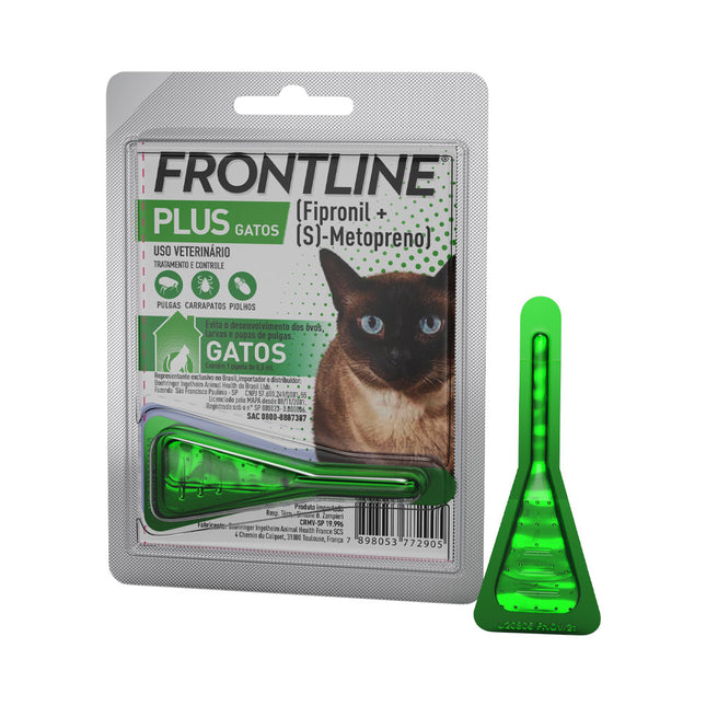Imagem do produto Antiparasitário Externo Frontline Plus para Gato, tipo Antiparasitário Externo, marca Frontline Plus.