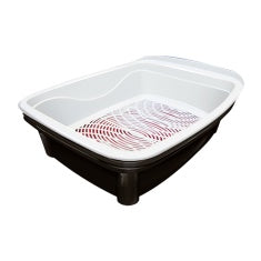 Imagem do produto Bandeja Sanitária Furacão Pet Classic Plus para Gatos, tipo Bandeja Sanitária, marca Furacão Pet.