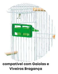 Imagem do produto Comedouro Gaiolas Bragança Chão Limpo Pequeno para Cães e Gatos, tipo Comedouro, marca Gaiolas Bragança.