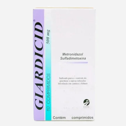 Antiparasitário Interno Giardicid 500mg para Cães