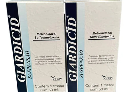 Antiparasitário Interno Giardicid Suspensão 50ml para Cães