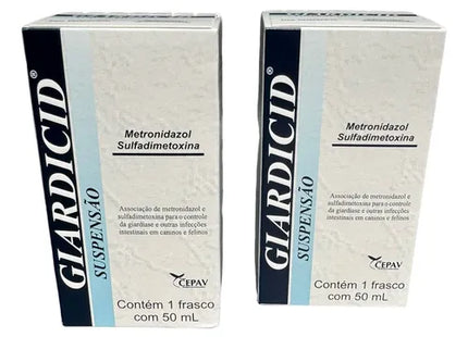 Antiparasitário Interno Giardicid Suspensão 50ml para Cães