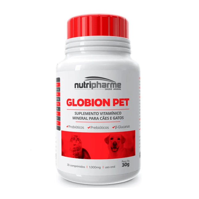 Suplemento Vitamínico Globion Pet 500mg para Cães e Gatos