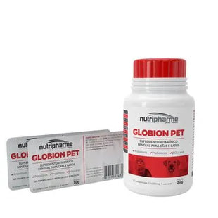 Suplemento Vitamínico Globion Pet 500mg para Cães e Gatos