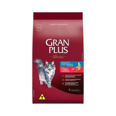 Imagem do produto Ração Seca Granplus Atum e Arroz em Pacotes Individuais para Gatos Castrados, tipo Ração Seca, marca Granplus.