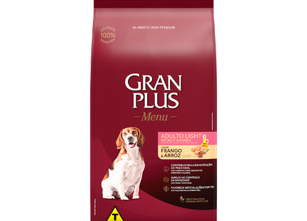 Imagem do produto Ração Seca Granplus Light para Cachorros Adultos de Porte Médio, tipo Ração Seca, marca Granplus.