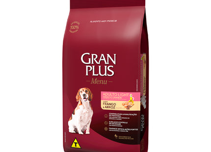 Imagem do produto Ração Seca Granplus Light para Cachorros Adultos de Porte Médio, tipo Ração Seca, marca Granplus.
