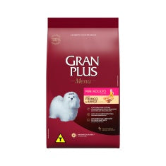 Imagem do produto Ração Seca Granplus Menu Carne e Arroz para Cachorros Adultos de Porte Pequeno, tipo Ração Seca, marca Granplus.