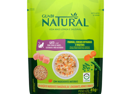Imagem do produto Ração Úmida Guabi Nat Frango e Cereais para Gatos, tipo Ração Úmida, marca Guabi.