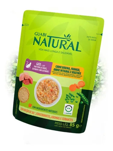 Ração Úmida Guabi Nat Grain Free Salmão e Frango para Cachorros Adultos