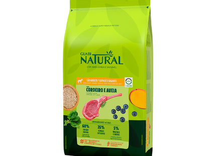 Imagem do produto Ração Seca Guabi Natural Cordeiro e Aveia para Cachorros Adultos de Porte Grande, tipo Ração Seca, marca Guabi Natural.