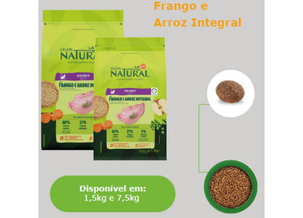 Imagem do produto Ração Seca Guabi Natural Frango e Arroz para Gatos Adultos, tipo Ração Seca, marca Guabi Natural.