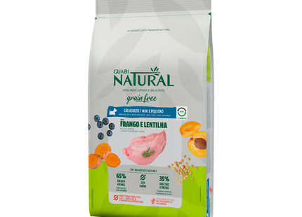 Imagem do produto Ração Seca Guabi Natural Grain Free Frango e Lente para Cachorros Adultos de Porte Pequeno, tipo Ração Seca, marca Guabi Natural.