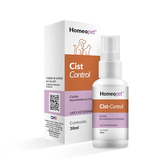 Suplemento Homeopet Cist Control 30ml para Cães e Gatos