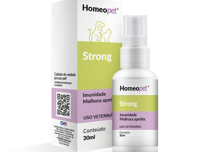 Suplemento Homeopet Strong 30ml para Cães e Gatos