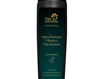 Shampoo Hydra Super Premium Filhotes e Pele Sensível 300 mL – Pet Society