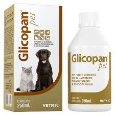 Suplemento Alimentar Vetnil Glicopan para Cachorros e Gatos