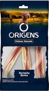 Origens PN Bochecha Bovina 30 g – Petisco Natural para Cães