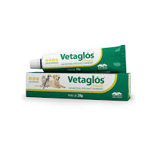 Pomada Vetnil Vetaglos 20g para Cães e Gatos