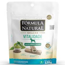 Fórmula Natural Snacks – Antiestresse / Pele e Pelagem / Vitalidade Cães Porte Médio e Grande