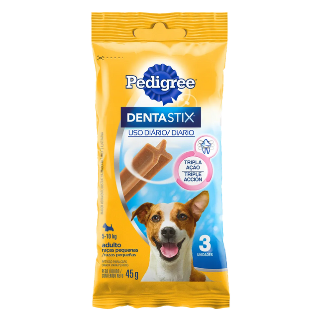Petisco Pedigree Dentastix Cães Adultos Raças Pequenas