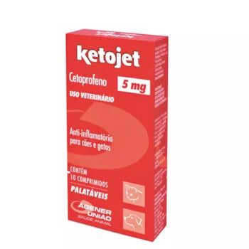 Antifúngico Vetnil Ketojet 5mg para Cães