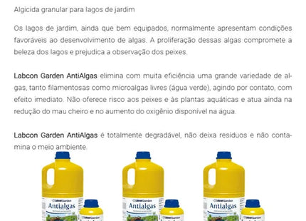 Algicida Labcon Anti Algas