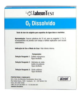 Imagem do produto Teste Labcon O2 Dissolvido, tipo Teste de teor de oxigênio para aquários, marca Labcon.