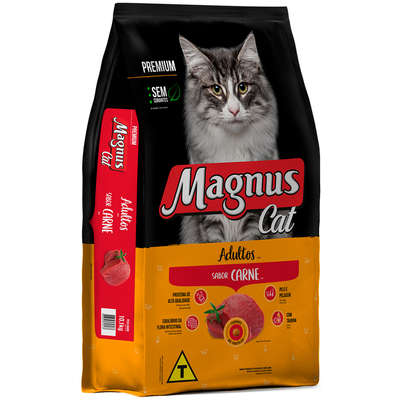 Ração Seca Magnus Salmão para Gatos Adultos