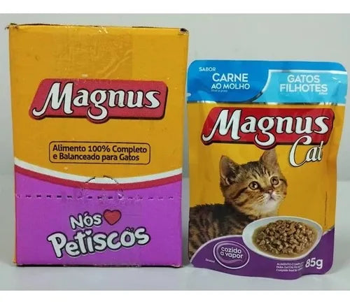 Imagem do produto Ração Úmida Magnus para Gatos Filhotes, tipo Ração Úmida, marca Magnus.