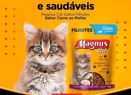 Imagem do produto Ração Úmida Magnus para Gatos Filhotes, tipo Ração Úmida, marca Magnus.
