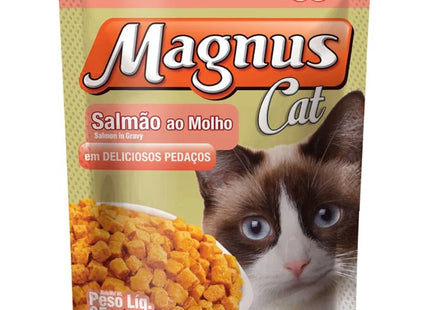 Imagem do produto Ração Úmida Magnus Salmão para Gatos Adultos, tipo Ração Úmida, marca Magnus.