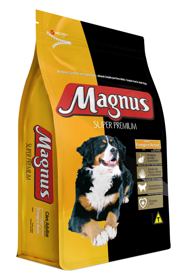 Ração Magnus Super Premium Cães Adultos Frango e Arroz