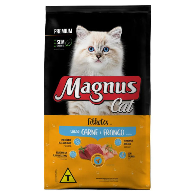 Magnus Cat Premium Filhote Carne e Frango