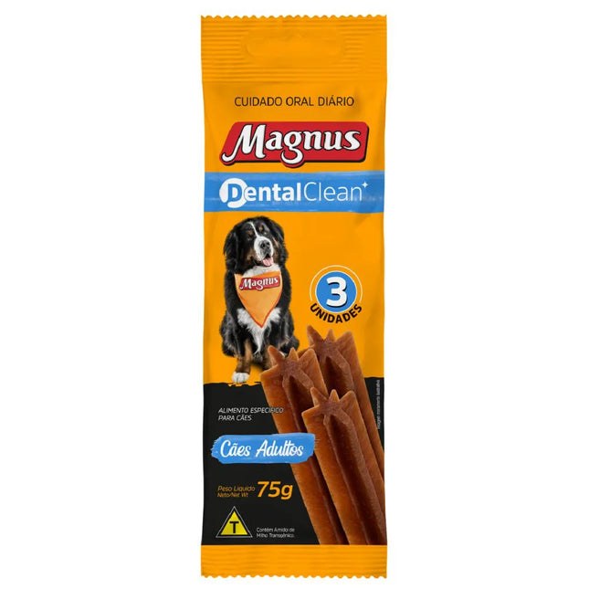 Magnus Dental Clean AD Petisco Funcional Higiene Oral 75 g