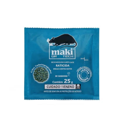 Imagem do produto Raticida Maki Profissional Bloco, tipo Raticida, marca Maki.