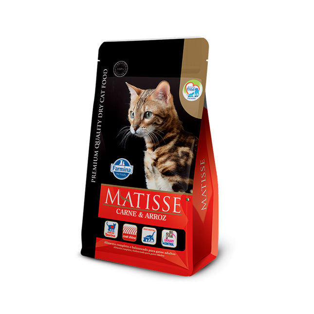 Imagem do produto Ração Seca Matisse Carne e Arroz para Gatos Adultos, tipo Ração Seca, marca Matisse.