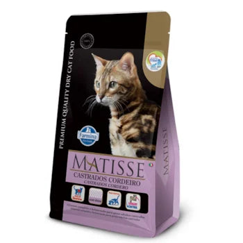 Imagem do produto Ração Seca Matisse Cordeiro para Gatos Castrados, tipo Ração Seca, marca Matisse.
