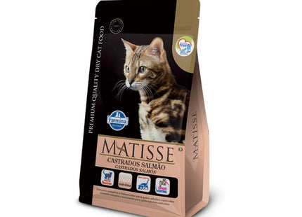 Imagem do produto Ração Seca Matisse Salmão para Gatos Castrados, tipo Ração Seca, marca Matisse.