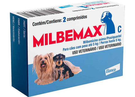Milbemax C (até 5 kg) – 2 Comprimidos