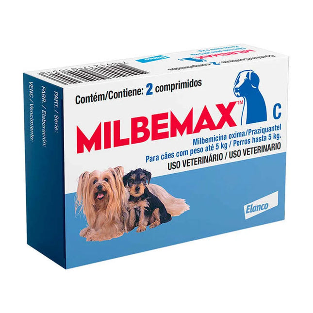 Milbemax C (até 5 kg) – 2 Comprimidos
