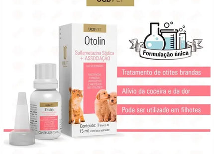 Produto Otológico Rvt Natalene 25ml para Cães e Gatos