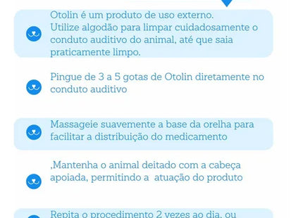 Produto Otológico Rvt Natalene 25ml para Cães e Gatos