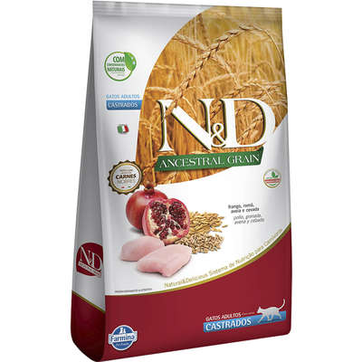 Ração Seca N&D Ancestral Cordeiro para Gatos Adultos